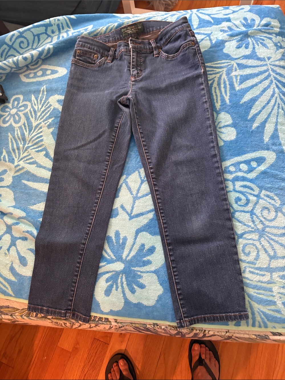 P702 Women's Straight-Leg Jeans in Dark Blue